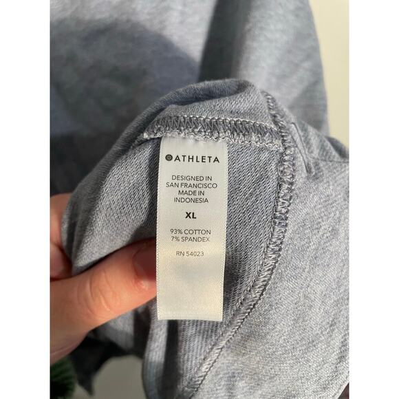 Athleta Farallon Crewneck Sweatshirt in Blue Gray - Picture 11 of 12